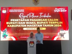 Nanik – Suyatni Resmi Ditetapkan sebagai Bupati & Wakil Bupati Magetan Terpilih 2025 – 2030