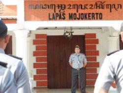 Semangat Baru Pasca Lebaran, Apel Halal Bihalal Lapas Kelas IIB Mojokerto