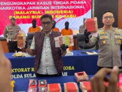 Polda Sulteng Gagalkan Peredaran 24 Kilogram Sabu dari Malayasia