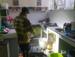 Diduga Kebocoran Gas, Rumah Warga Malang Hangus Terbakar Sore Ini