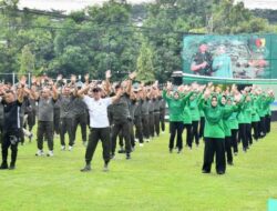 Pangdam V/Brawijaya Pimpin Olahraga Bareng di Ponorogo