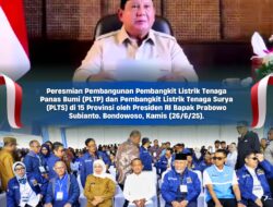 Presiden Prabowo Resmikan PLTP dan PLTS di 15 Provinsi secara Hybrid, Gubernur Khofifah Bersama Menteri ESDM Ikuti dari Bondowoso