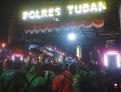 Ratusan Ojol Tuban Tuntut Kapolri Usut Tuntas Kematian Affan Kurniawan