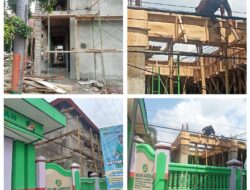 Diduga Gunakan Besi Bekas dan Abaikan K3, Proyek Revitalisasi Di SMK 1 PSM Kawedanan 