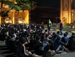 Polres Tuban Amankan Puluhan Motor saat Razia Balap Liar