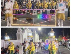 Takbir Keliling Berlampion SMPN 4 Magetan Jadi Media Pembentukan Karakter Religius dan Peduli Lingkungan Sekolah