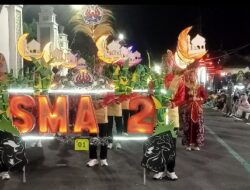 SMA Negeri 2 Magetan Semarakkan Lomba Takbir Keliling Berlampion 1447 H/2026 M, Gaungkan Persatuan dan Semangat Generasi Muda